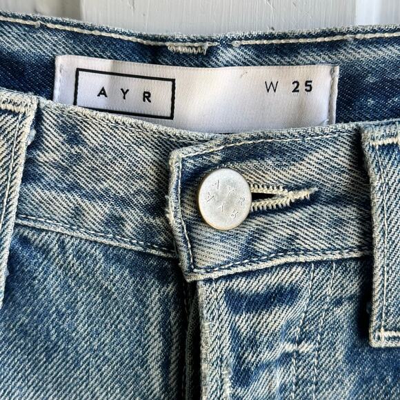 AYR Jeans The Styx Crop Straight Leg Jeans in Wolfpack - Picture 6 of 12